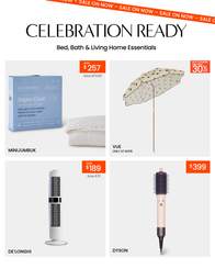 Myer Bed, Bath & Living Home Essentials October 13 - November 1, 2026