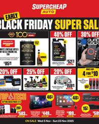 Supercheap Auto Catalogue November 4 - 23, 2025 Early Black Friday Super Sale
